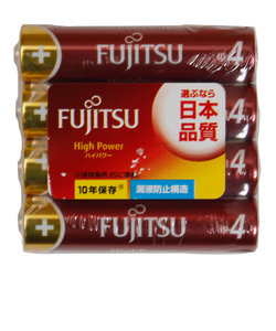 フジツウ（FUJITSU）ハイパワー 単4形乾電池 4個入