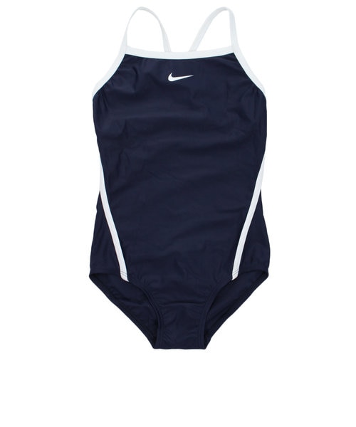 ナイキ Nike スクール水着 女の子 水泳 ワンピース 01 ジュニア 女児 女子 小学生 ネイビー 撥水 Super Sports Xebio Mall店 スーパースポーツゼビオ の通販 Mall