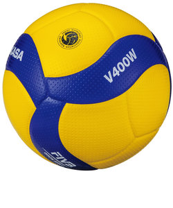 ミカサ（MIKASA）バレーボール 4号球 (中学校用・家庭婦人用) 検定球 試合球 V400W 自主練 ママさん