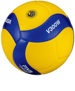 ミカサ（MIKASA）バレーボール 検定球 5号球 (一般用・大学用・高校用) 国際公認球 V300W 自主練 練習