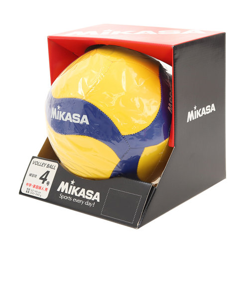 ミカサ（MIKASA）バレーボール 4号球 (中学校用・家庭婦人用) V455W 