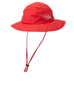 POLEWARDSエクストリーム レイン ハット レッド PW27FB48 RED アウトドア キャンプ レジャー ぼうし 帽子 ハイキング バケット カジュ…