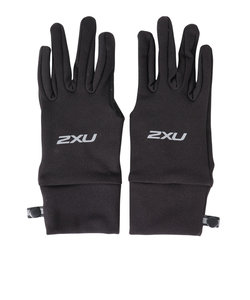 ツー・タイムズ・ユー（2XU）ランニング ラン グローブ UQ5340 H-BLK/SIL