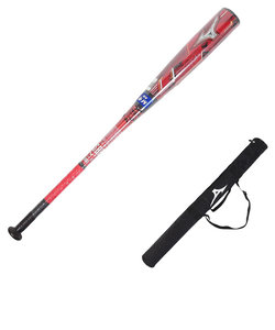 ミズノ（MIZUNO）軟式用バット マグナインパクト 85cm/平均760g 1CJFR10485 62 ケース付 トップバランス