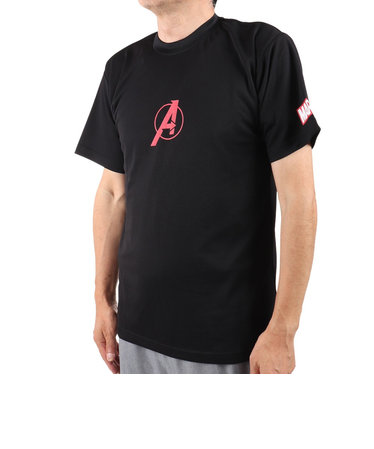 Absolute CultMarvel Fille Avengers Flared Logo T-Shirt Marque  
