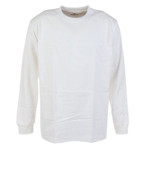 ヘインズ（Hanes）メンズ BEEFY-T 長袖Tシャツ H5186 010 オンライン価格