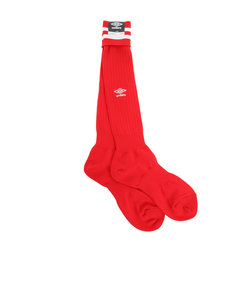 アンブロ（UMBRO）サッカー ソックス プラクテイス ストッキング UBS8810 MRED30 赤 靴下