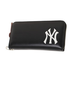 エムエルビー（MLB）イーカム ニューヨーク・ヤンキース 長財布 YK-1406P-01B-BK