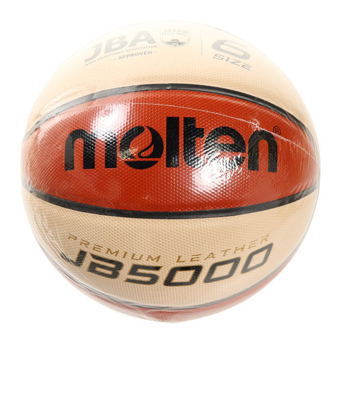 モルテン（molten）バスケットボール 6号球 (一般 大学 高校 中学校) 女子 検定球 JB5000 B6C5000-X 自主練 屋内 室内