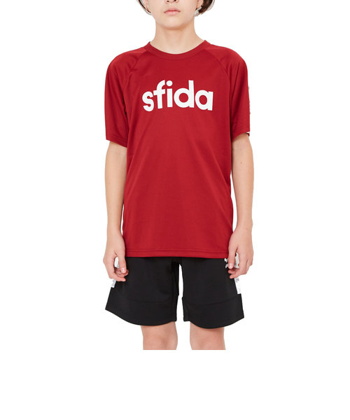 スフィーダ（SFIDA）サッカー ウェア 半袖 ジュニア BP Tシャツ プラクティスシャツ LINE JR SA-21816JR BGD フットサルウェア