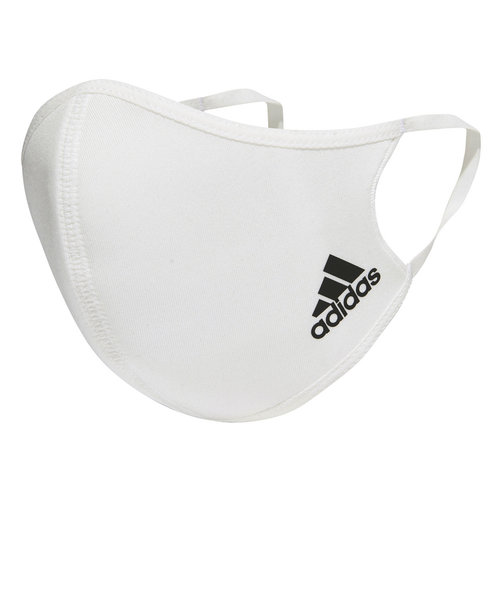 アディダス（adidas）スポーツマスク マスク 大人用 フェイスカバー 3枚組 白 KOH81-H34578