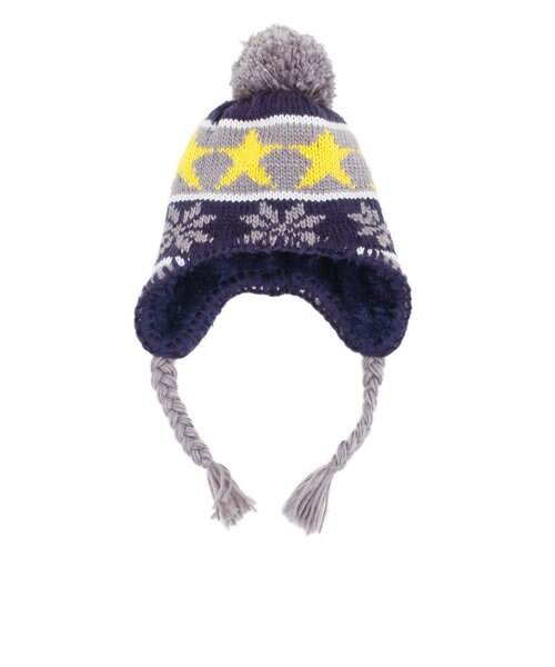 ア ジュ A Jeu ニット帽 キッズ スキー ジュニア スターウインター 1d5764 Gry 雪遊び Super Sports Xebio Mall店 スーパースポーツゼビオ の通販 Mall