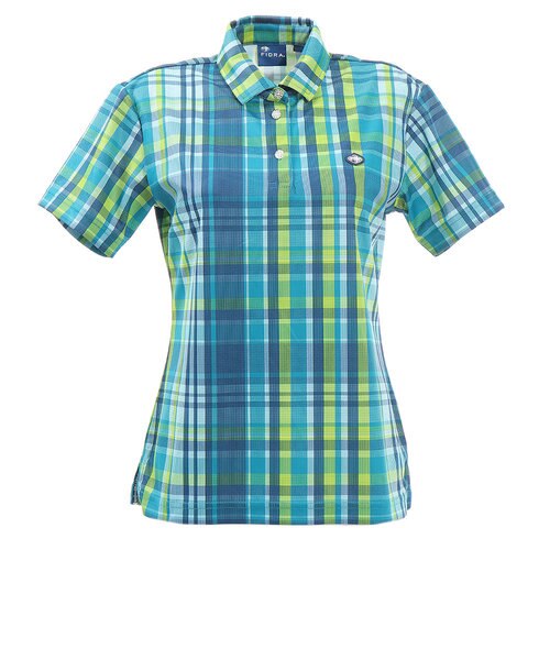 フィドラ Fidra ゴルフ ポロシャツ レディース マドラスチェックポロシャツ Fd5hug06 Grn Super Sports Xebio Mall店 スーパースポーツゼビオ の通販 Mall