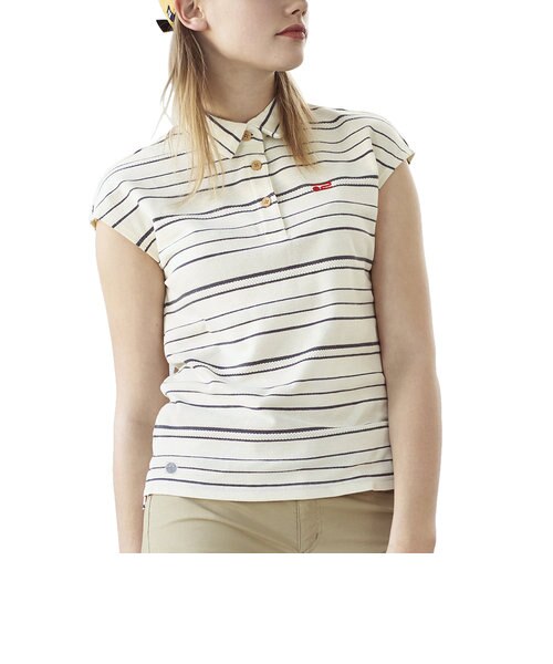 Rosasenポロシャツ レディース ボーダー半袖シャツ 045 006 Super Sports Xebio Mall店 スーパースポーツゼビオ の通販 Mall
