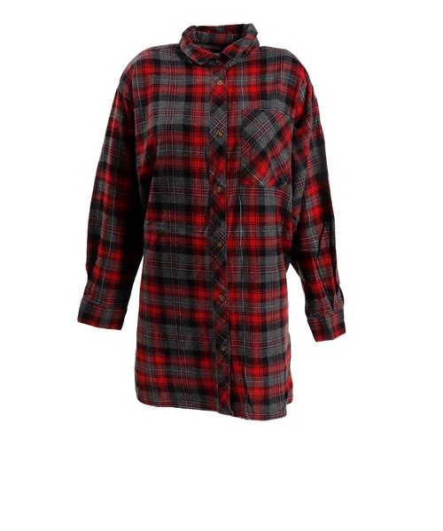 パワー トゥ ザ ピープル Power To The People ネルチェックシャツワンピース a 02 Cha Super Sports Xebio Mall店 スーパースポーツゼビオ の通販 Mall