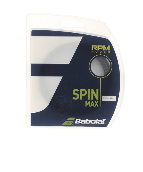 バボラ（BABOLAT）硬式テニスストリング RPM ラフ 12M SPIN MAX 130 241140-130