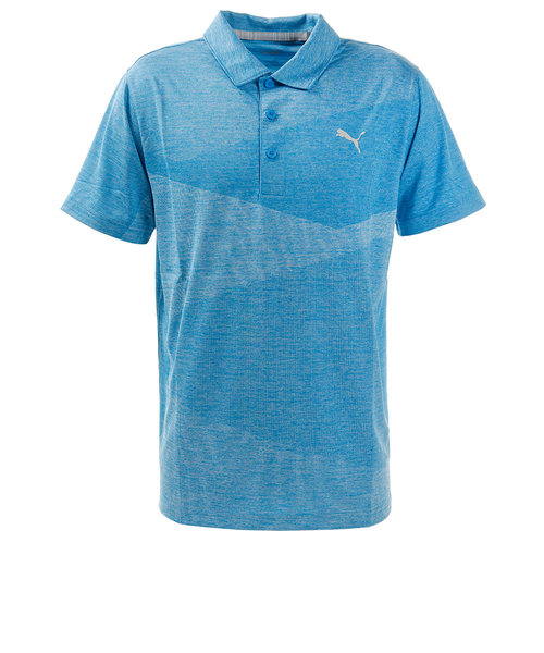 プーマ（PUMA）ゴルフ ポロシャツ メンズ オルタニットジャガードポロシャツ597532-02