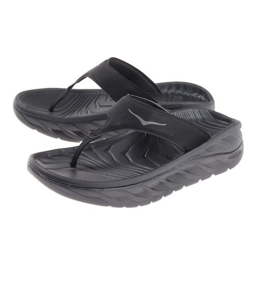 ホカオネオネ Hokaoneone サンダル レディース オラ リカバリー フリップ Ora Recovery Flip ggr ブラック Super Sports Xebio Mall店 スーパースポーツゼビオ の通販 Mall