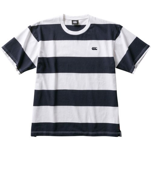 カンタベリー Canterbury ストライプ ラガーtシャツ Ra 10 Super Sports Xebio Mall店 スーパースポーツゼビオ の通販 Mall