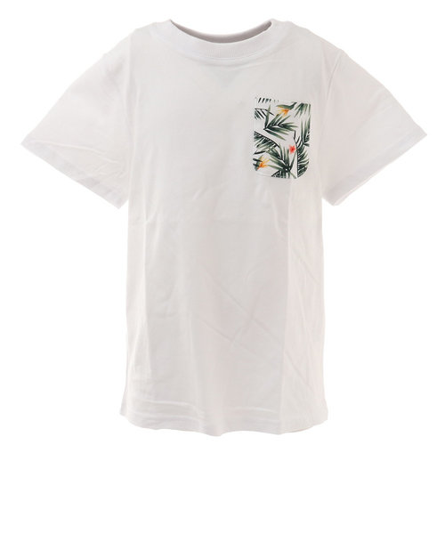 パフォーマンスギア（PG）ジュニア ボタニカル柄Tシャツ 865PA1CD6652WHT 半袖