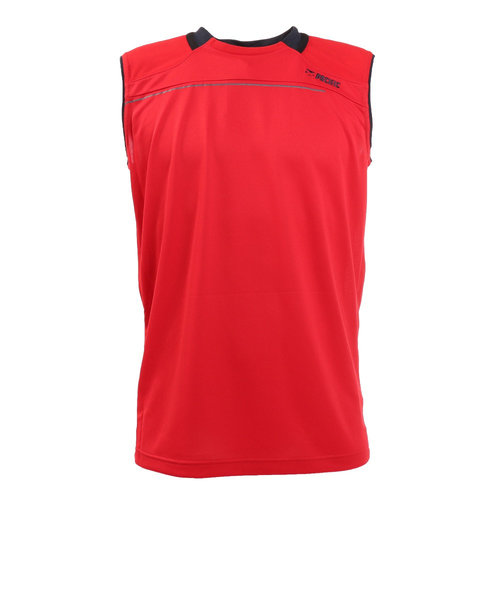 パシフィック（PACIFIC）バドミントンウェア スリーブレスシャツ PT20SM408 RED