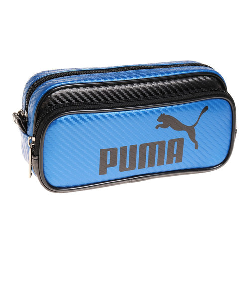 プーマ（PUMA）カラーカーボンWペンケース ブルー 787PMBL
