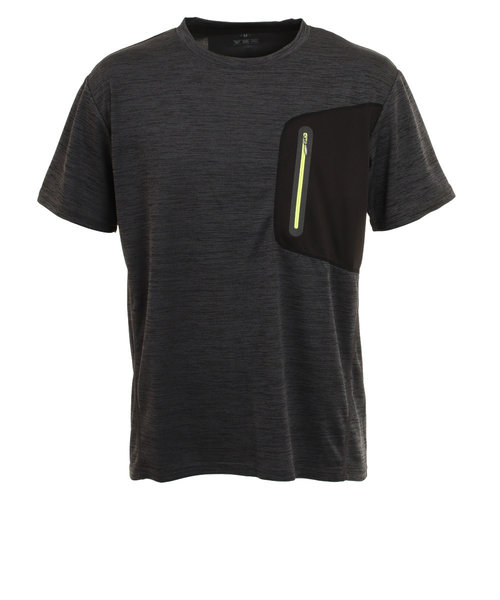 デュアリグ（DUARIG）半袖Tシャツ メンズ 接触冷感 吸汗速乾 UVカット 863D1SD6838 BLK 