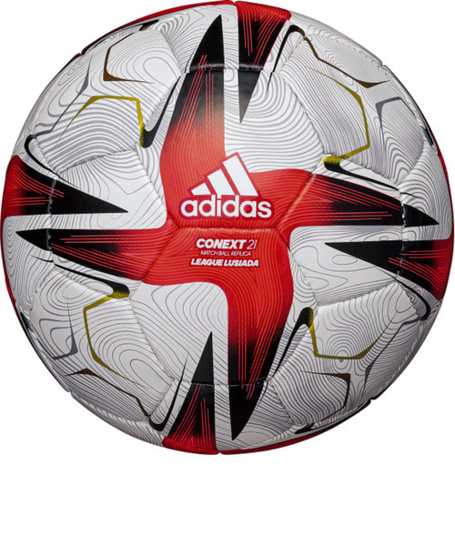 アディダス（adidas）サッカーボール 5号検定球 コネクト21 リーグ ルシアーダ FIFA2021 AF537LU