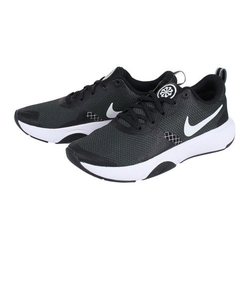 ナイキ（NIKE）スポーツシューズ シティ レップ TR ブラック DA1351-002 フィットネス ジム レディース スニーカー 室内 運動靴 耐久性