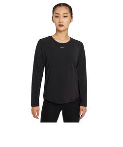 ナイキ（NIKE）長袖Tシャツ レディース ラックス スタンダード フィット DD0621-010 ブラック