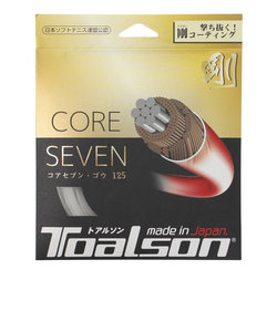 トアルソン（TOALSON）ソフトテニス ストリング コアセブン 剛 125 6422510W