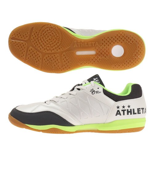 アスレタ Athleta サッカーインドアトレーニングシューズ サッカーシューズ 屋内 室内 フットサルo Reit008 Whtxgrn Super Sports Xebio Mall店 スーパースポーツゼビオ の通販 Mall