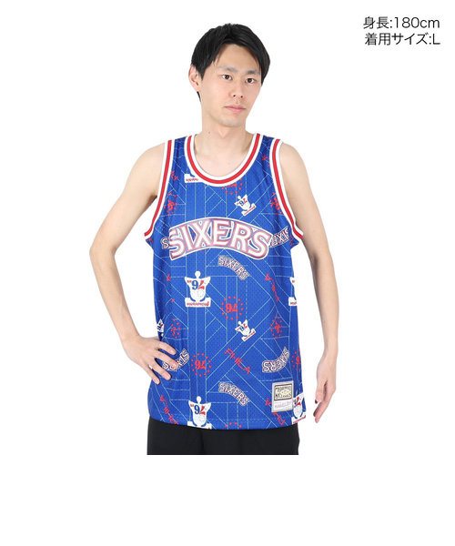 NBA 76ers セブンティシクサーズ Tear Up Pack タンクトップ