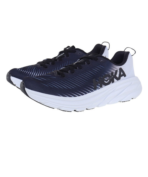 ホカ（HOKA）ランニングシューズ リンコン 3 レギュラー ブラック ホワイト 1119396-BWHT スニーカー ジョギング ウォーキング 軽量