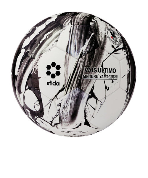 スフィーダ（SFIDA）サッカーボール 5号球 ヴァイス VAIS ULTIMO SB-21VU03 WHT/BLK 5 JFA検定球