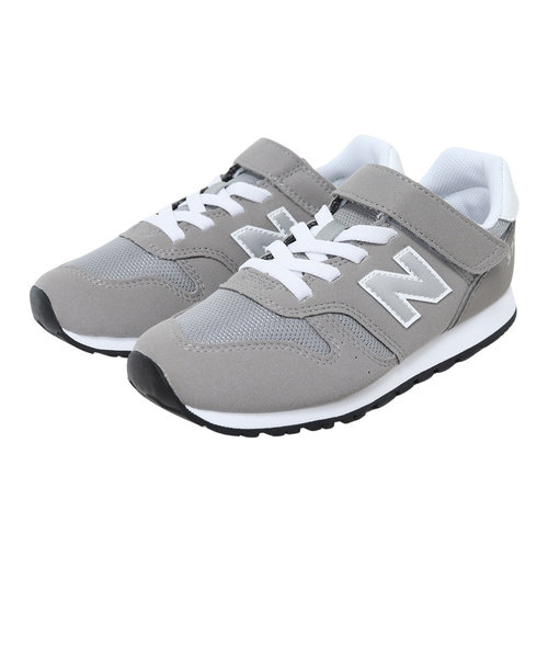 ニューバランス（new balance）スニーカー 373 YV373 KG2 M グレー ジュニア スポーツシューズ カジュアル 子供 運動靴 通学 通園 …