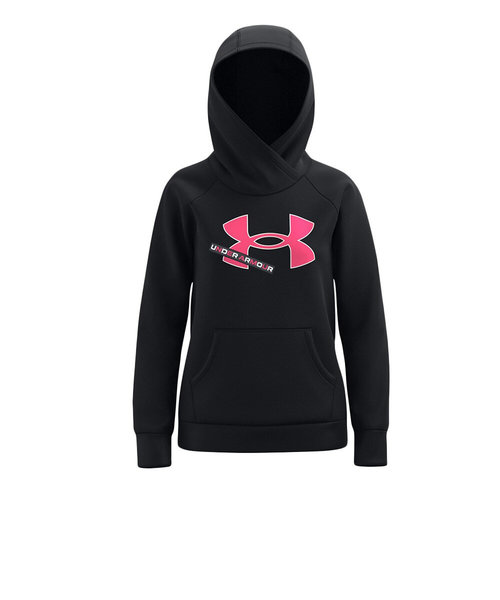 アンダーアーマー（UNDER ARMOUR）ジュニア ライバルフリース ロゴ フーディー 1366046 001