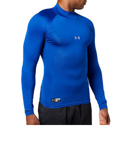 アンダーアーマー（UNDER ARMOUR）アンダーシャツ ヒートギアアーマー コンプレッション ロングスリーブ モック 1358645 400 速乾