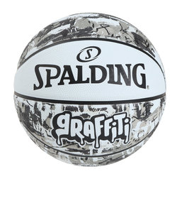 スポルディング（SPALDING）バスケットボール 5号球 グラフィティ ホワイト 5号球 84-523J