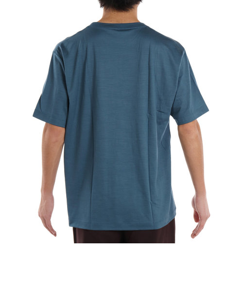 エルケクス（ELKEX）半袖Tシャツ メンズ メリノウール クルーネック
