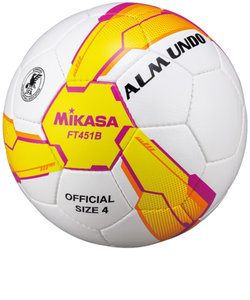 ミカサ（MIKASA）サッカーボール ALMUND 検定球4号 手縫い FT451B-YP