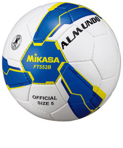 ミカサ（MIKASA）サッカーボールALMUND 検定球5号 手縫い FT552B-BLY