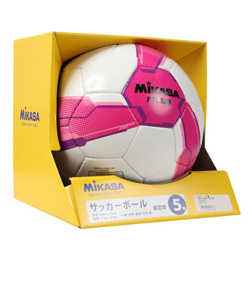 ミカサ（MIKASA）サッカーボールALMUND 検定球5号 手縫い FT552B-PV