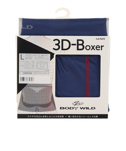 ボディワイルド（BODY WILD）3D-BOXER ボクサーブリーフ サイドライン BWS852J NVY