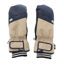 エーアールジー（arg）スノーボード スキー グローブ レディース PANEL ミトン ARG11025 BEIGE 手袋