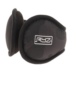 ライズ（RYZ）イヤーマフ 耳あて 防寒 カモ柄バックアーム グレー ブラック 900R1NT2833 G/B