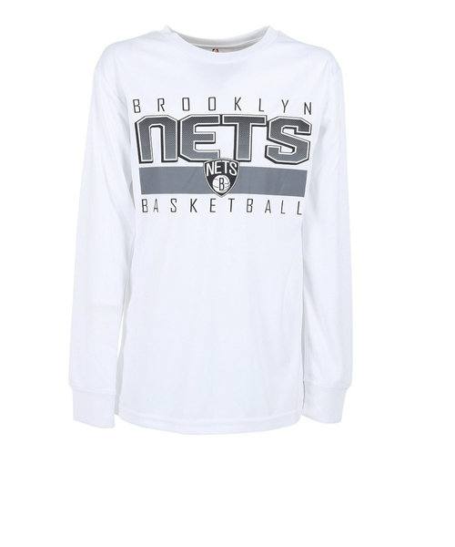 エヌビーエー（NBA）バスケットボールウェア ジュニア ブルックリン・ネッツ 長袖Tシャツ PBC2X-NETS
