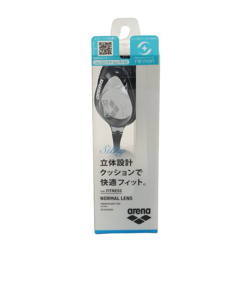 アリーナ（ARENA）水泳 ゴーグル シルキー フィットネスゴーグル AGL-3100 SMK 曇り止め 競泳用 Super Sports  XEBIO &mall店（スーパースポーツゼビオ）の通販 &mall