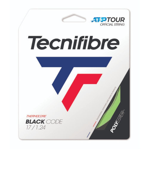 テクニファイバー（Technifibre）硬式テニスストリング ブラックコード1.24 TFG411LM24