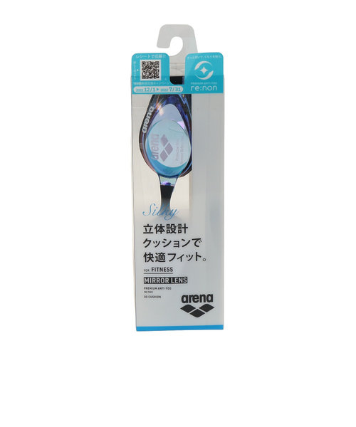 アリーナ（ARENA）水泳 ゴーグル リノン シルキー フィットネスゴーグル AGL-3300M EMBL 曇り止め 競泳用 ミラーゴーグル  Super Sports XEBIO &mall店（スーパースポーツゼビオ）の通販 &mall